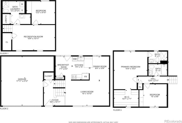 11041 Newland St, Westminster, CO 80020 - floor plan / room layout