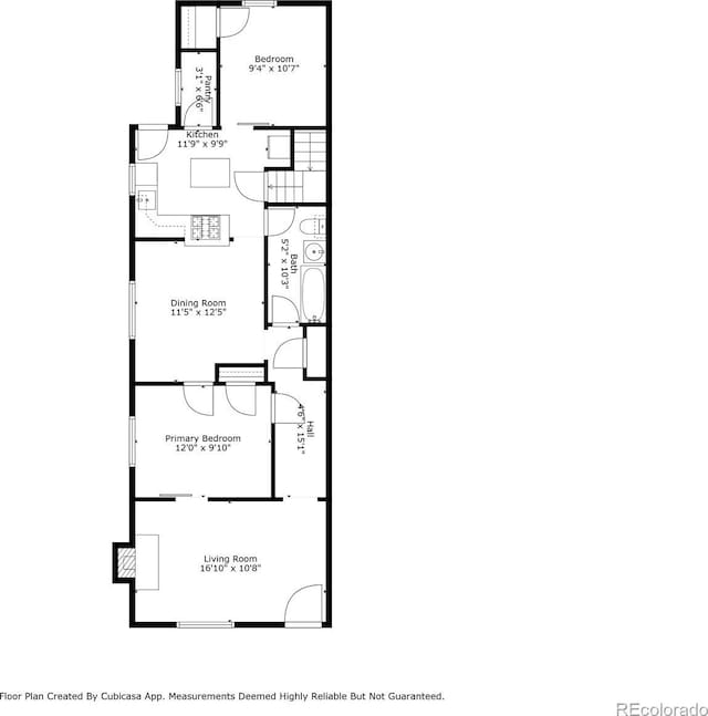 1038 E 4th Ave, Denver, CO 80218 - home floor plan