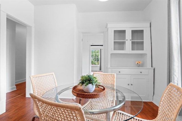 1038 E 4th Ave, Denver, CO 80218 - dining room with wood finished floors and baseboards