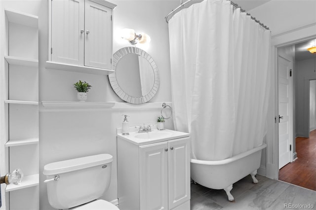 1038 E 4th Ave, Denver, CO 80218 - bathroom with vanity and toilet