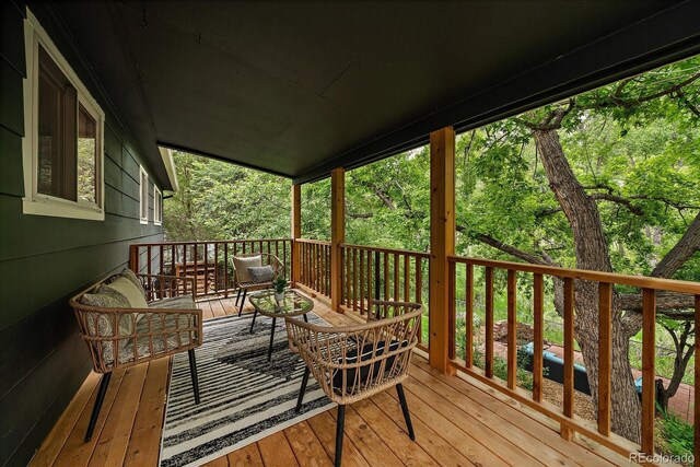 116 Monarch St, Louisville, CO 80027 - view of wooden terrace