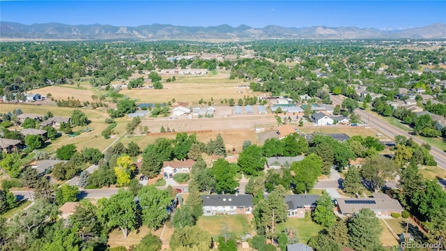 6760 S Depew St, Littleton, CO 80128 - aerial view of property and surrounding area with a mountain backdrop