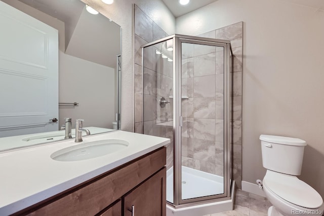 9436 E 57h Ave, Denver, CO 80238 - full bathroom with vanity and a stall shower