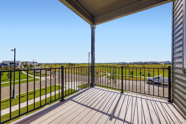 9436 E 57h Ave, Denver, CO 80238 - wooden deck with a residential view