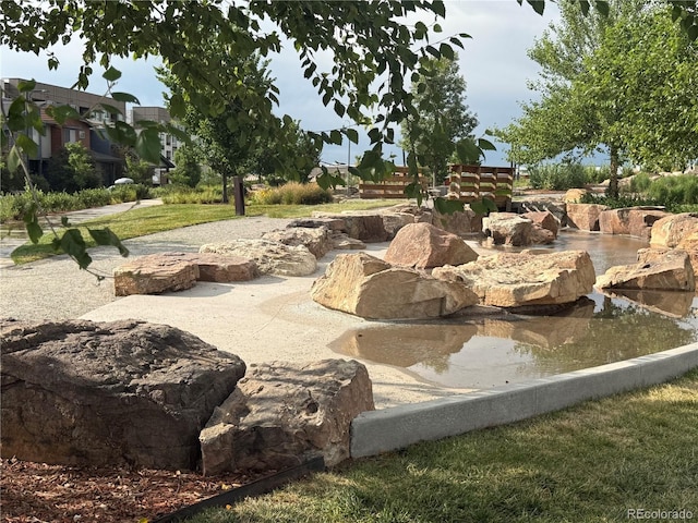 9436 E 57h Ave, Denver, CO 80238 - view of property's community with a garden pond