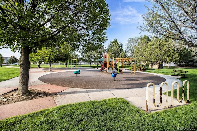 2045 Parkwood Dr, Johnstown, CO 80534 - community jungle gym with a lawn