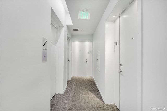 1300 N Ogden St Unit 304, Denver, CO 80218 - hallway with carpet and baseboards