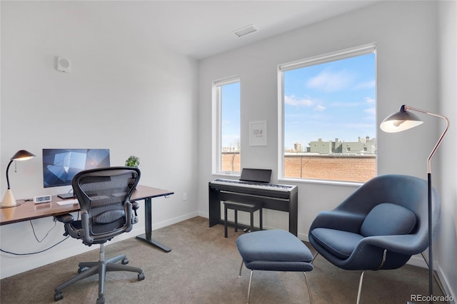 1300 N Ogden St Unit 304, Denver, CO 80218 - office with carpet and baseboards