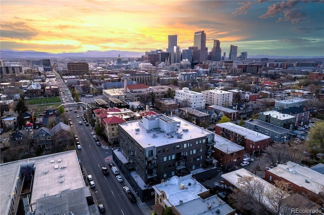1300 N Ogden St Unit 304, Denver, CO 80218 - aerial view at dusk of a city view