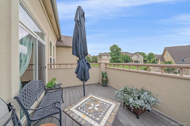 22124 E Euclid Dr, Aurora, CO 80016 - wooden terrace with a residential view