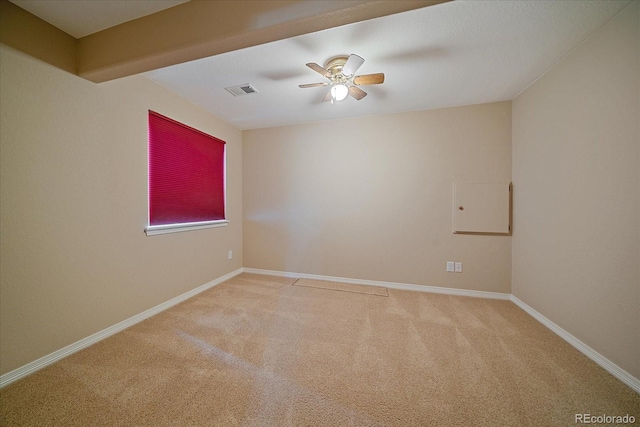 22124 E Euclid Dr, Aurora, CO 80016 - empty room featuring a ceiling fan and carpet flooring