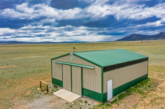 463 Snowshoe Ln, Lake George, CO 80827 - view of pole building with a mountain view and a rural view