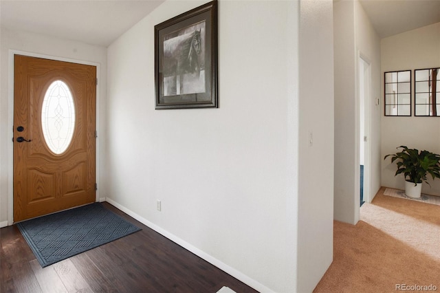 463 Snowshoe Ln, Lake George, CO 80827 - entrance foyer featuring wood finished floors and baseboards