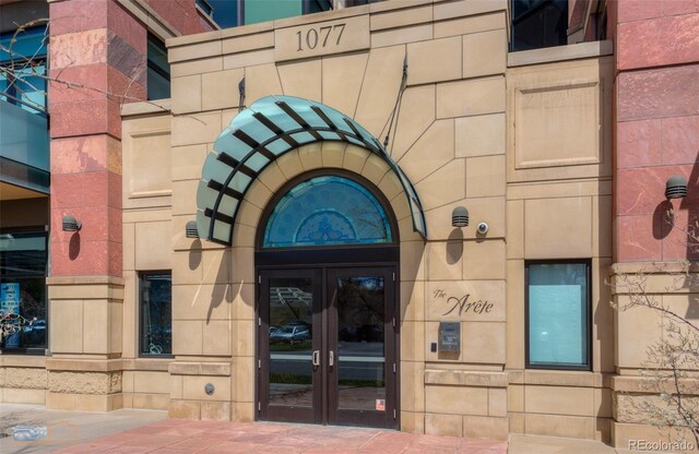 1077 Canyon Blvd Unit 403, Boulder, CO 80302 - doorway to property with french doors