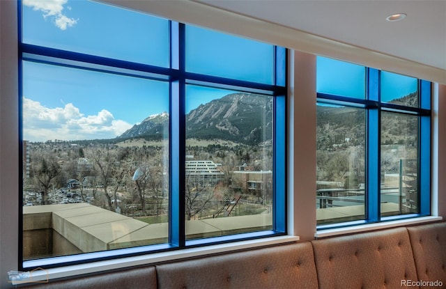 1077 Canyon Blvd Unit 403, Boulder, CO 80302 - entryway featuring a mountain view
