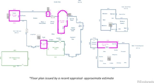 6895 S Norfolk St, Foxfield, CO 80016 - view of home floor plan