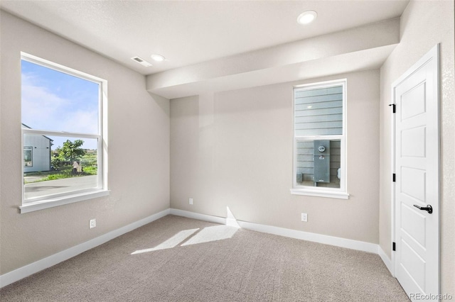 16605 Peak St, Broomfield, CO 80023 - carpeted empty room featuring baseboards and recessed lighting