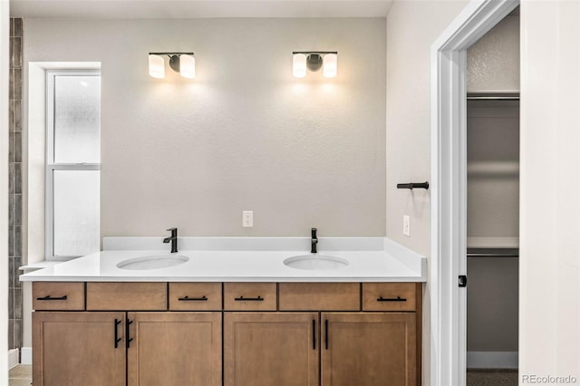 16605 Peak St, Broomfield, CO 80023 - full bathroom with double vanity and a walk in closet