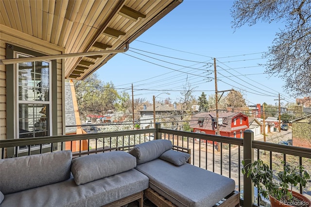 2122 E 13th Ave, Denver, CO 80206 - balcony featuring an outdoor living space