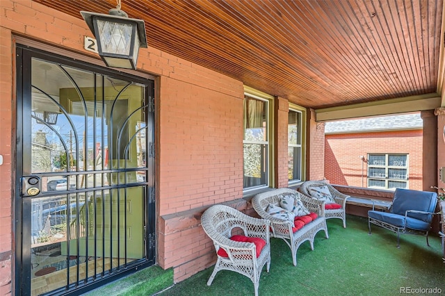 2122 E 13th Ave, Denver, CO 80206 - view of patio / terrace with covered porch
