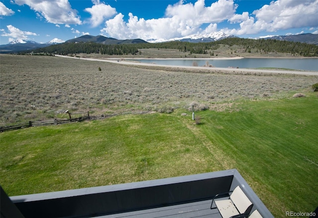 134 Ensign Dr Unit A, Dillon, CO 80435 - water view featuring mountains