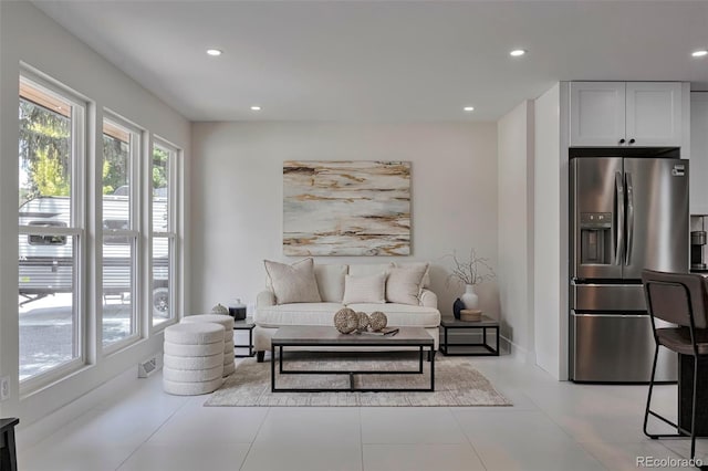 7684 S Ingalls St, Littleton, CO 80128 - living room featuring recessed lighting and tile patterned floors