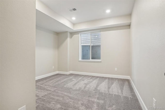 5930 S Platte Canyon Dr, Littleton, CO 80123 - unfurnished room with carpet, baseboards, and recessed lighting