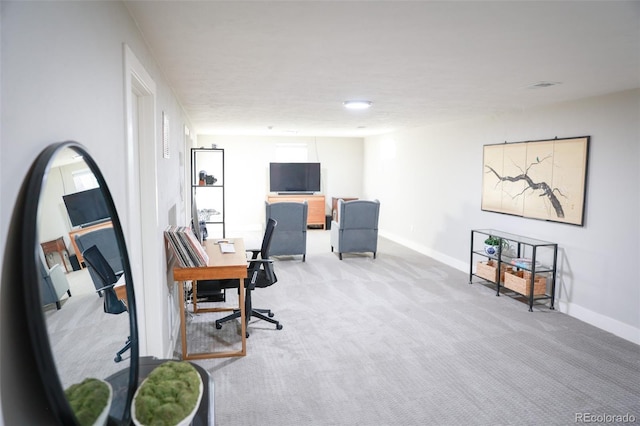 7100 Saulsbury St, Arvada, CO 80003 - office area featuring carpet floors and baseboards
