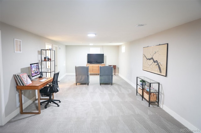 7100 Saulsbury St, Arvada, CO 80003 - home office with light colored carpet and baseboards