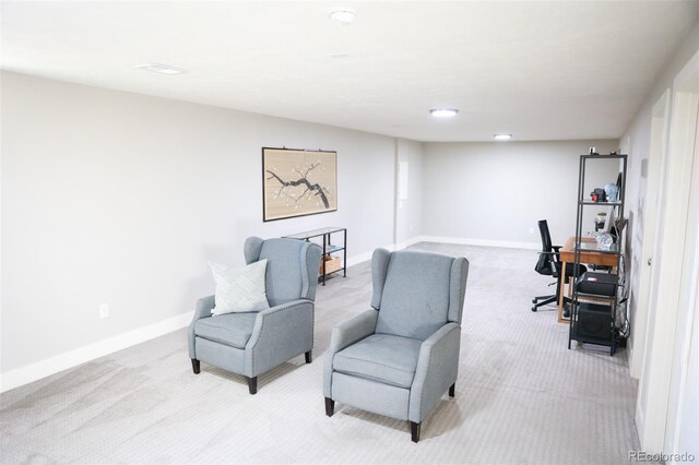 7100 Saulsbury St, Arvada, CO 80003 - office area with light carpet and baseboards