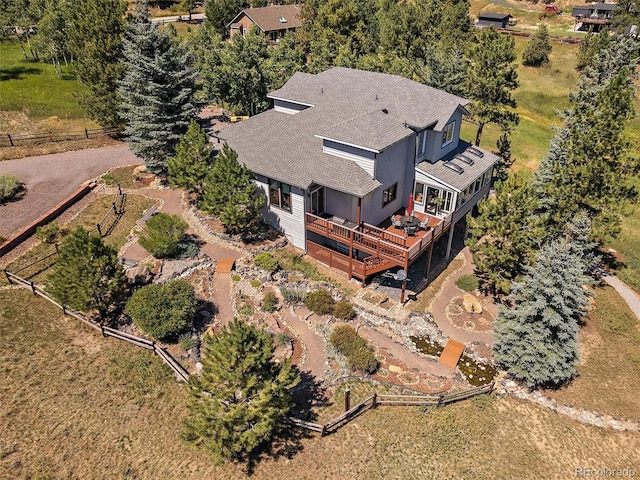 31518 Niakwa Rd, Evergreen, CO 80439 - view from above of property
