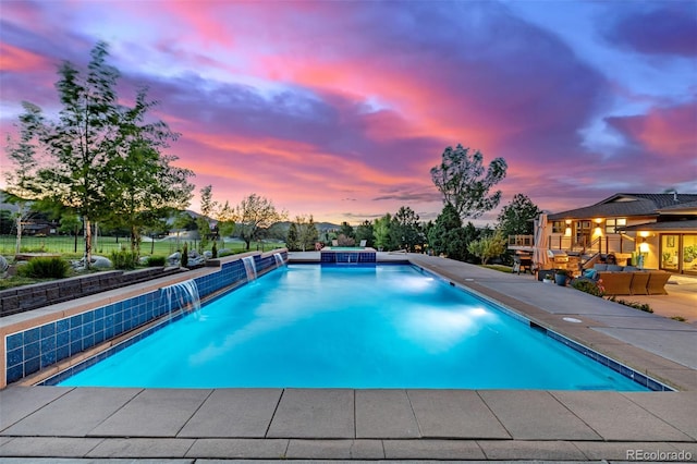 5727 Colorow Dr, Morrison, CO 80465 - swimming pool featuring a patio area