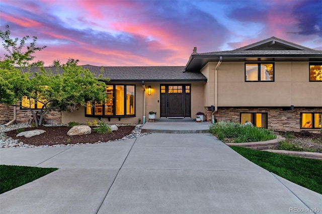5727 Colorow Dr, Morrison, CO 80465 - tri-level home with stucco siding