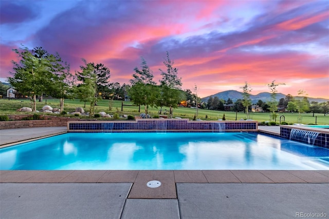 5727 Colorow Dr, Morrison, CO 80465 - view of pool with a mountain view