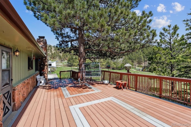view of deck