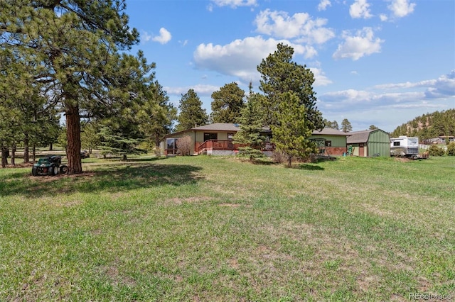 view of yard