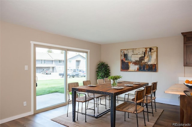 1153 Straight Creek Dr Unit F102, Dillon, CO 80435 - dining room with wood finished floors and baseboards