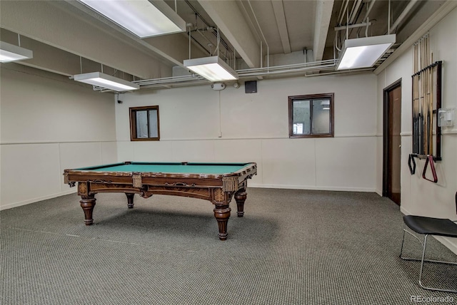 1153 Straight Creek Dr Unit F102, Dillon, CO 80435 - rec room with carpet flooring and billiards table