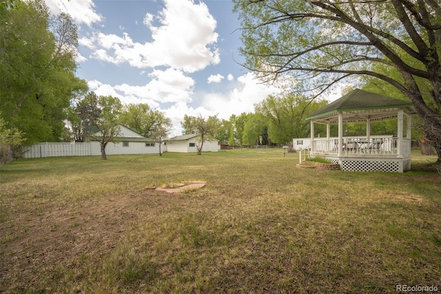 15071 County Road 306, Buena Vista, CO 81211 - view of yard with a gazebo and a deck