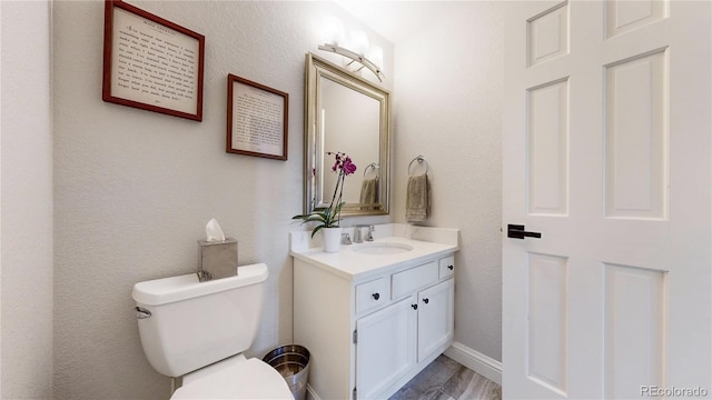 9992 Cottoncreek Dr, Highlands Ranch, CO 80130 - half bath with vanity and toilet