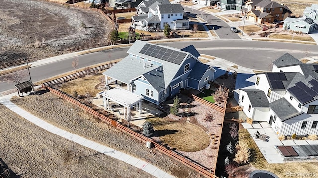 885 Delechant Dr, Erie, CO 80516 - birds eye view of property featuring a residential view