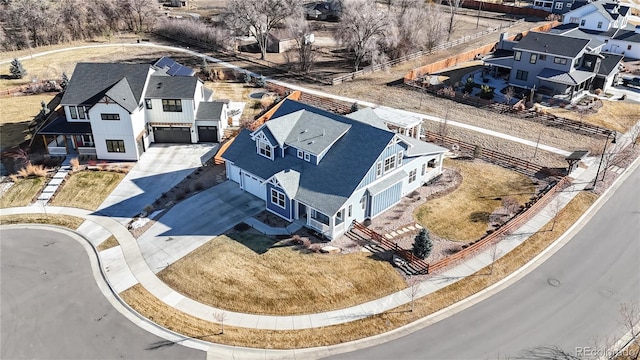 885 Delechant Dr, Erie, CO 80516 - drone / aerial view with a residential view