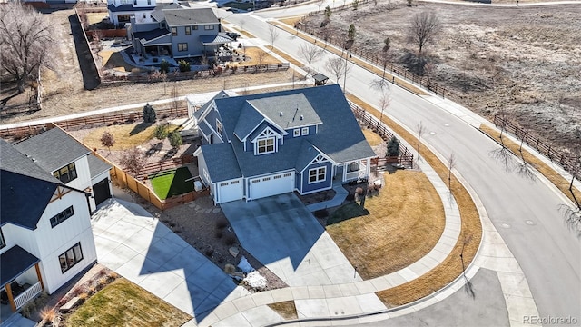 885 Delechant Dr, Erie, CO 80516 - bird's eye view featuring a residential view
