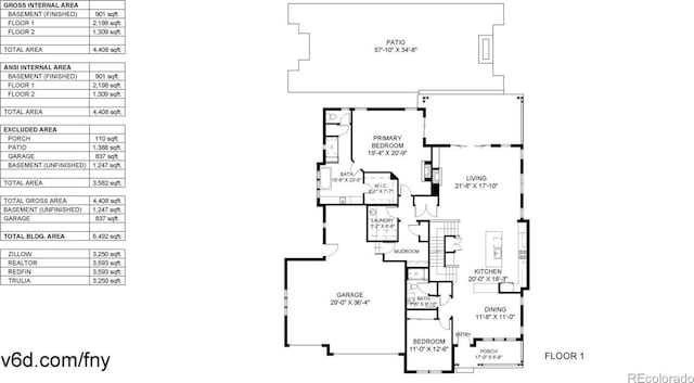 885 Delechant Dr, Erie, CO 80516 - floor plan