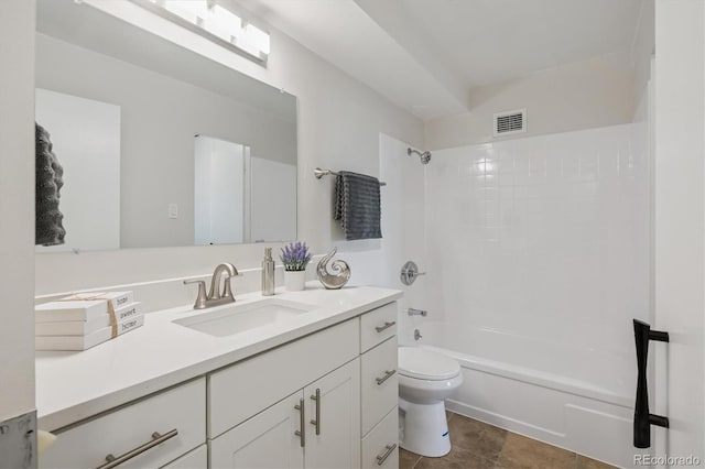 9380 E Center Ave Unit 8A, Denver, CO 80247 - full bath with vanity, shower / bath combination, and tile patterned flooring