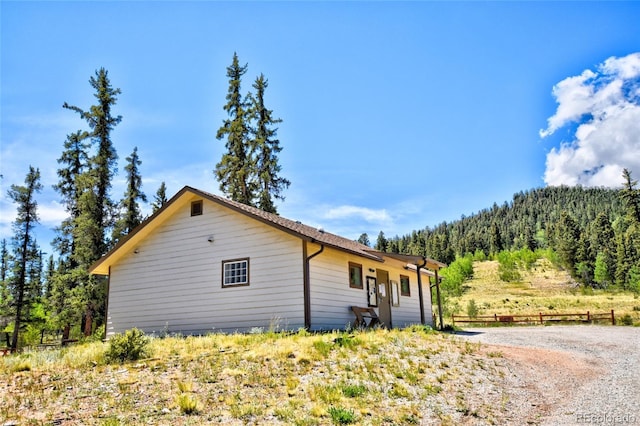 1840 Ute Trl, Como, CO 80432 - view of property exterior with a wooded view
