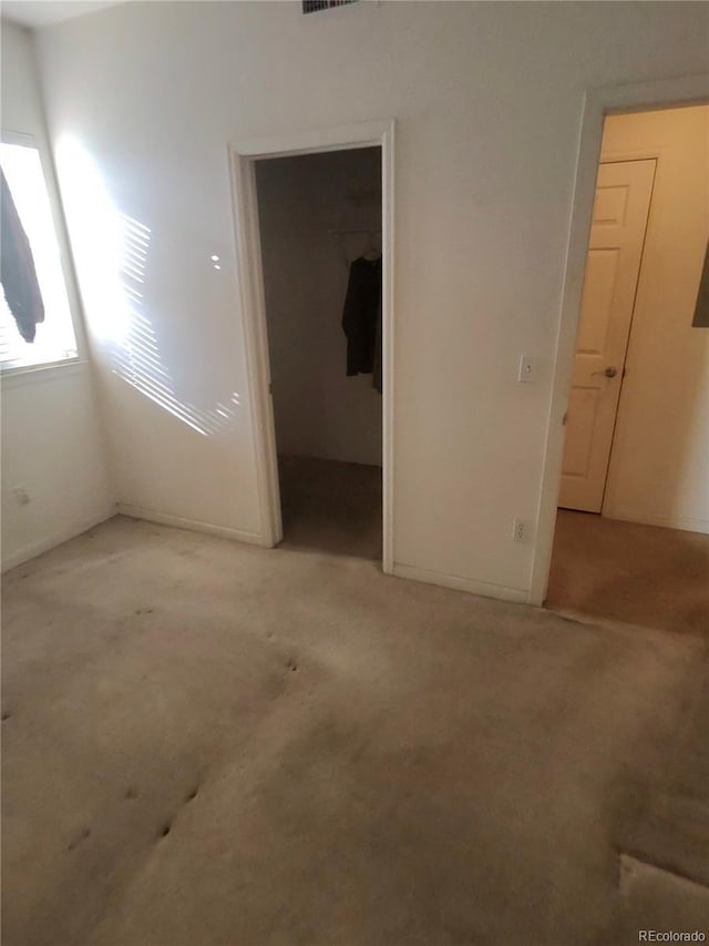 empty room with carpet floors