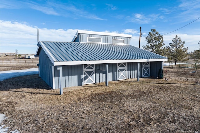 view of outbuilding