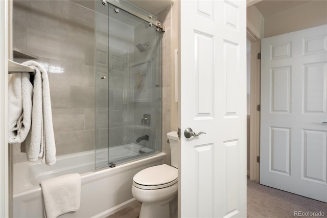 74 Blue Heron Dr, Greenwood Village, CO 80121 - full bathroom featuring shower / bath combination with glass door and toilet