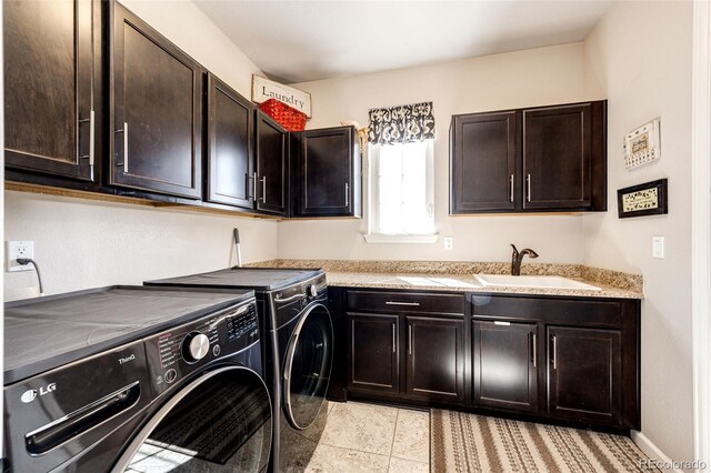 2115 Holmby Ct, Castle Rock, CO 80104 - laundry area with washing machine and dryer and cabinet space